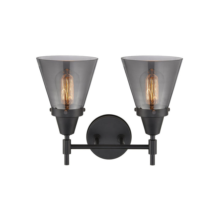 Innovations Caden 447-2W-BK-G63 Bath Vanity Light 16 in. wide - Matte Black