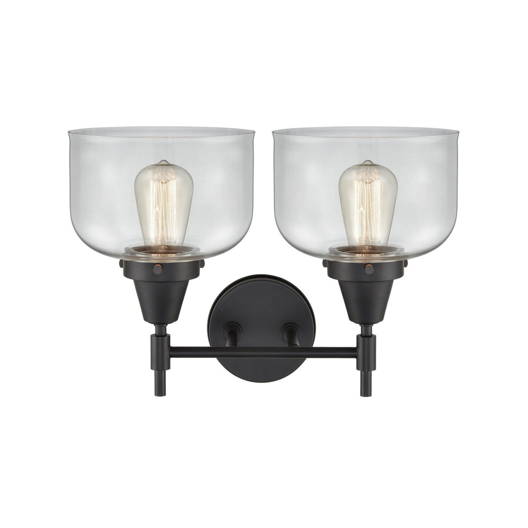 Innovations Caden 447-2W-BK-G72 Bath Vanity Light 17 in. wide - Matte Black