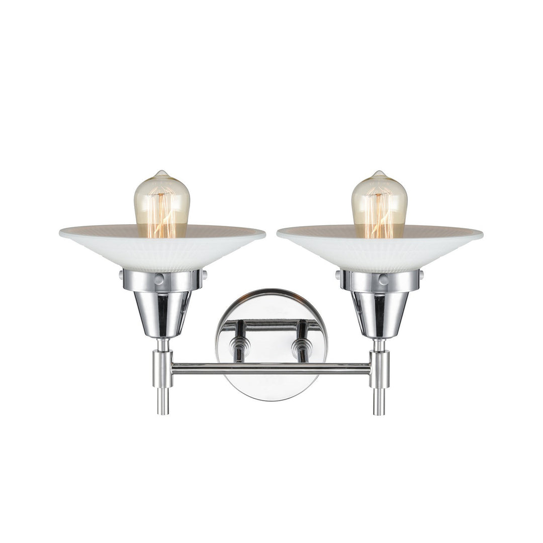 Innovations Caden 447-2W-PC-G1 Bath Vanity Light 18 in. wide - Polished Chrome