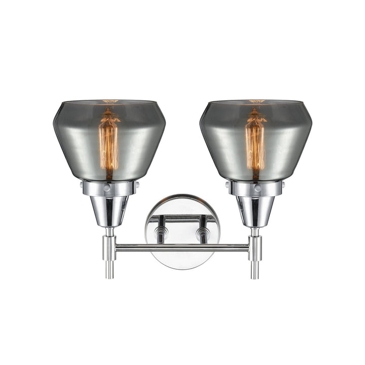 Innovations Caden 447-2W-PC-G173-LED Bath Vanity Light 16 in. wide - Polished Chrome