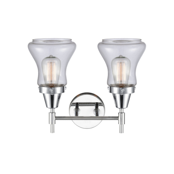 Innovations Caden 447-2W-PC-G192 Bath Vanity Light 15 in. wide - Polished Chrome