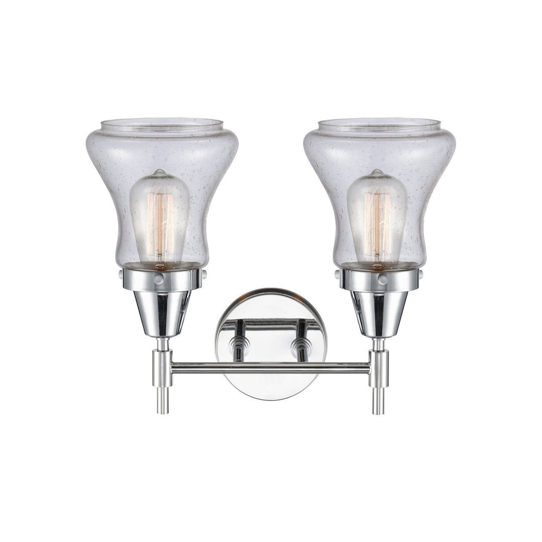 Innovations Caden 447-2W-PC-G194 Bath Vanity Light 15 in. wide - Polished Chrome