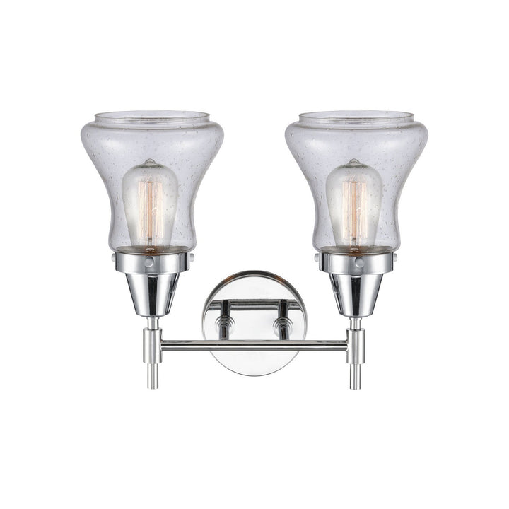 Innovations Caden 447-2W-PC-G194 Bath Vanity Light 15 in. wide - Polished Chrome