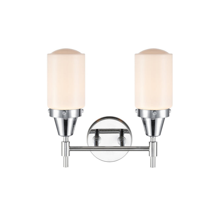 Innovations Caden 447-2W-PC-G311 Bath Vanity Light 14 in. wide - Polished Chrome