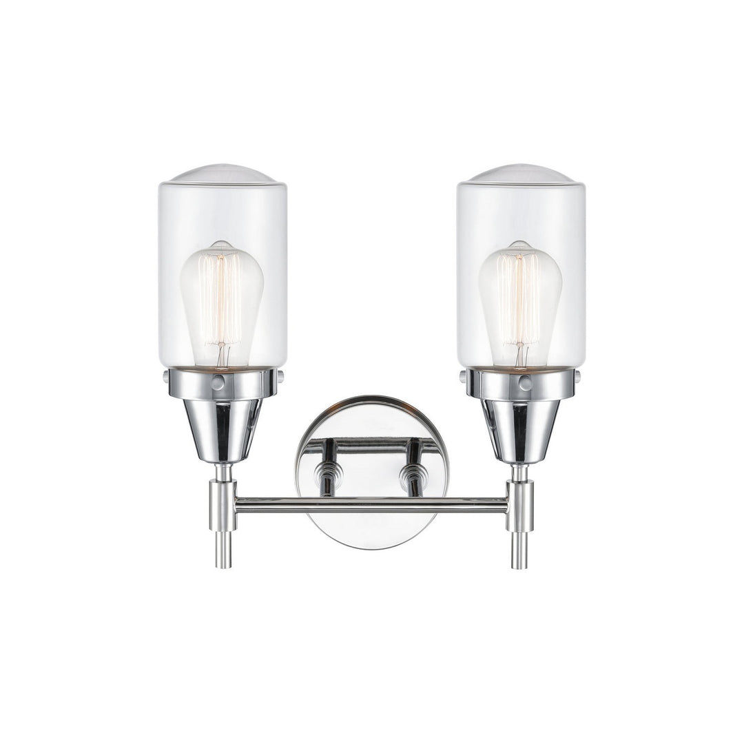 Innovations Caden 447-2W-PC-G312 Bath Vanity Light 14 in. wide - Polished Chrome