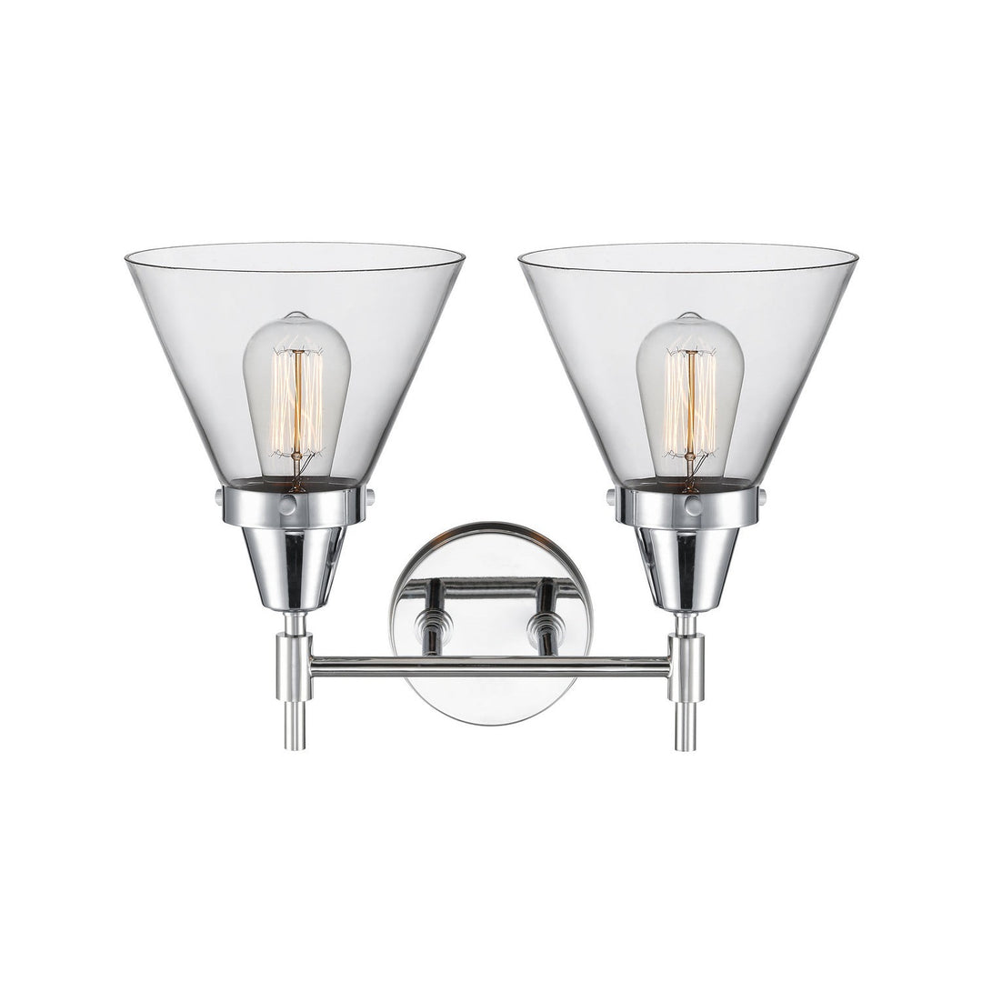 Innovations Caden 447-2W-PC-G42 Bath Vanity Light 17 in. wide - Polished Chrome