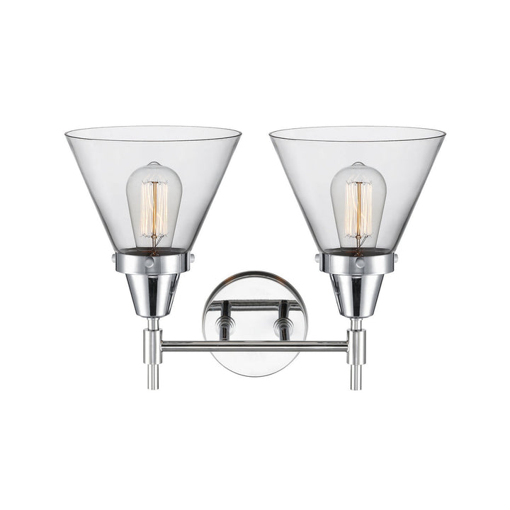 Innovations Caden 447-2W-PC-G42 Bath Vanity Light 17 in. wide - Polished Chrome