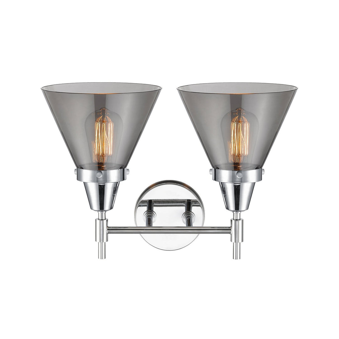 Innovations Caden 447-2W-PC-G43 Bath Vanity Light 17 in. wide - Polished Chrome