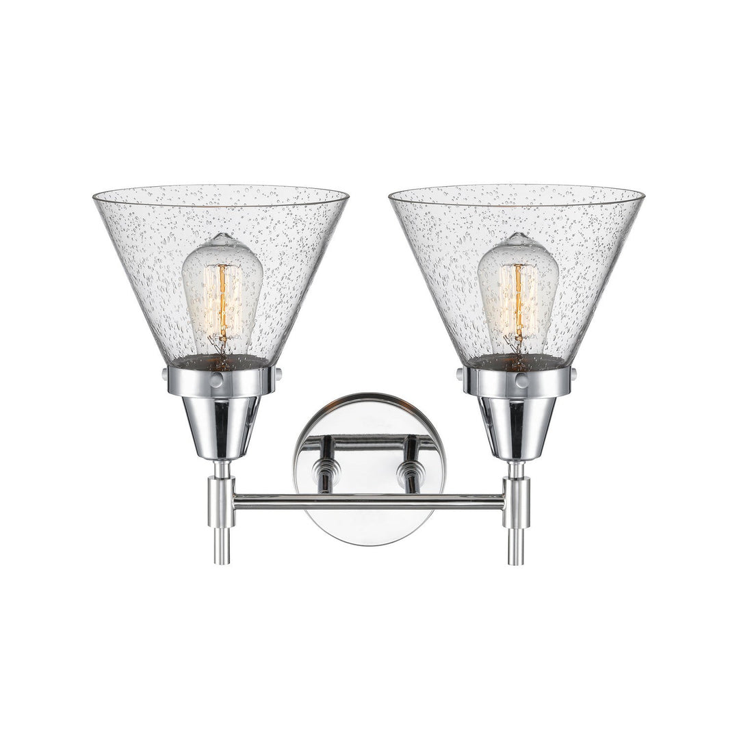 Innovations Caden 447-2W-PC-G44 Bath Vanity Light 17 in. wide - Polished Chrome