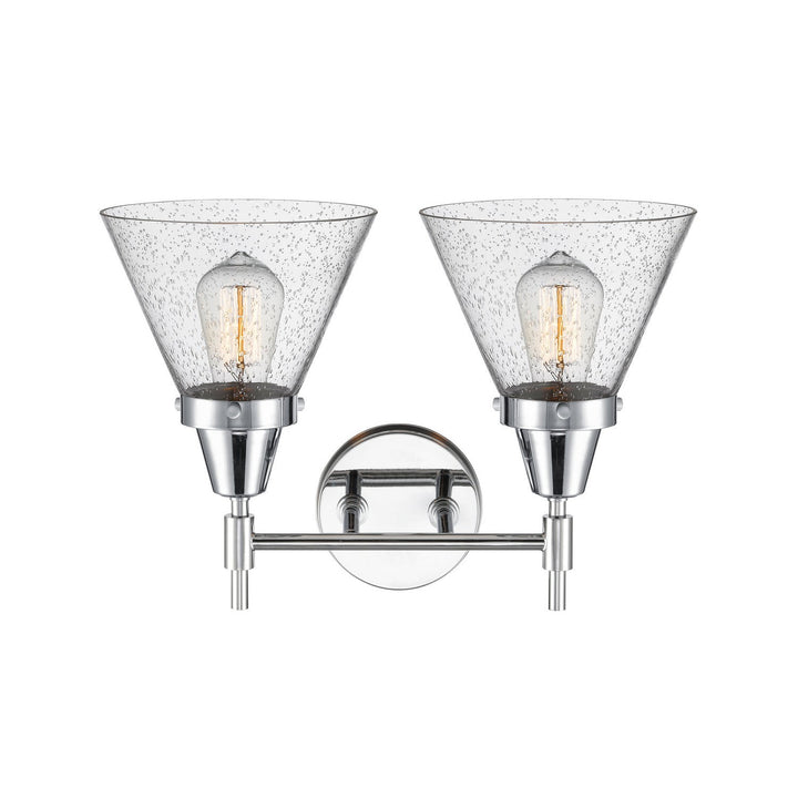Innovations Caden 447-2W-PC-G44 Bath Vanity Light 17 in. wide - Polished Chrome