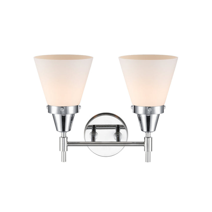 Innovations Caden 447-2W-PC-G61 Bath Vanity Light 16 in. wide - Polished Chrome