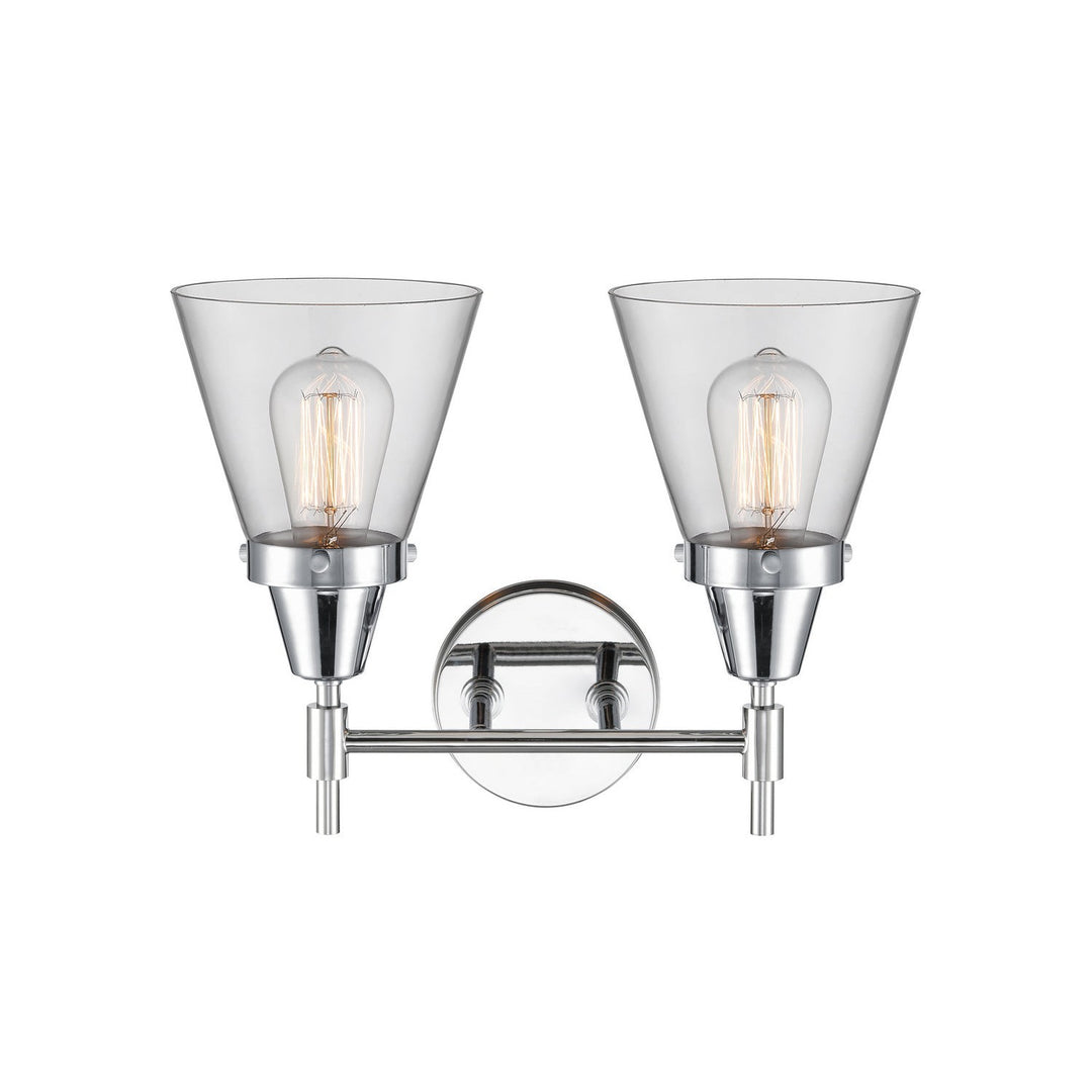 Innovations Caden 447-2W-PC-G62 Bath Vanity Light 16 in. wide - Polished Chrome