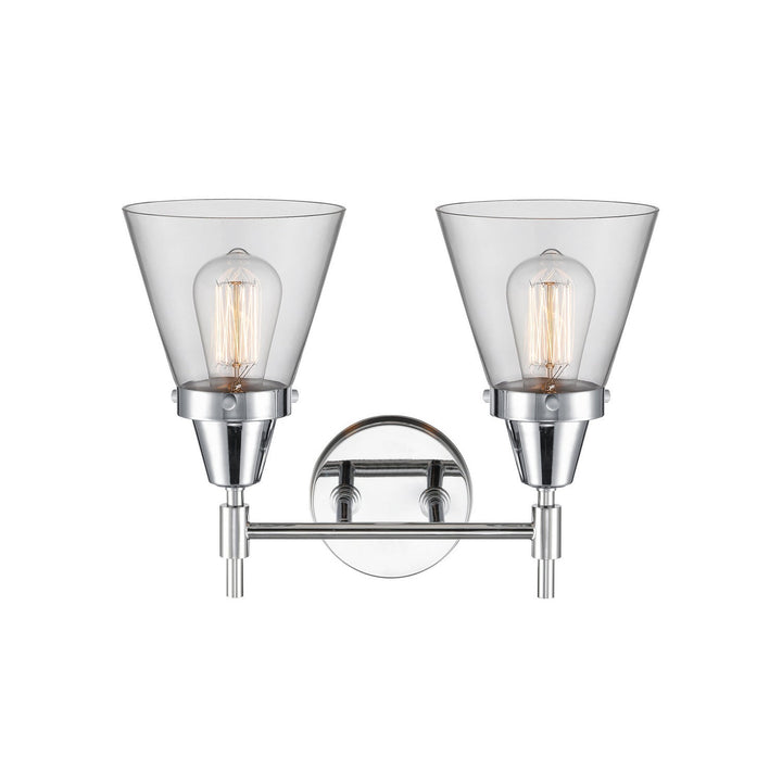 Innovations Caden 447-2W-PC-G62 Bath Vanity Light 16 in. wide - Polished Chrome