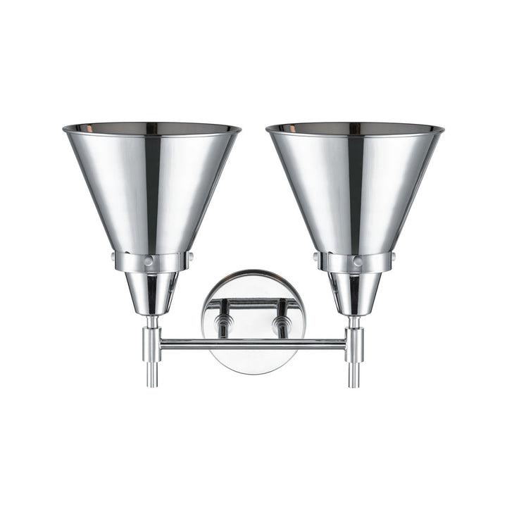Innovations Caden 447-2W-PC-M13-PC-LED Bath Vanity Light 17 in. wide - Polished Chrome