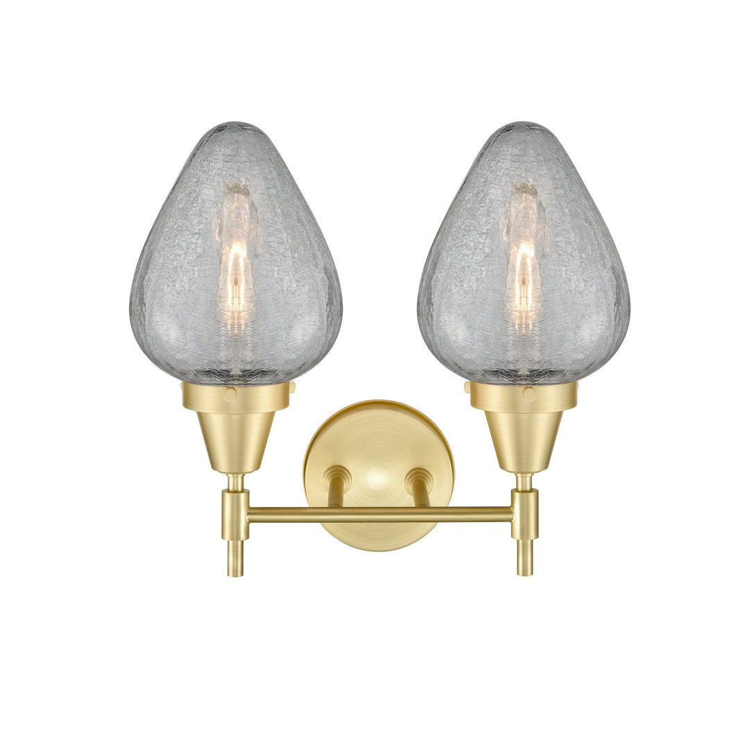 Innovations 447-2W-SB-G165-LED Bath Vanity Light 16 in. wide - Satin Brass
