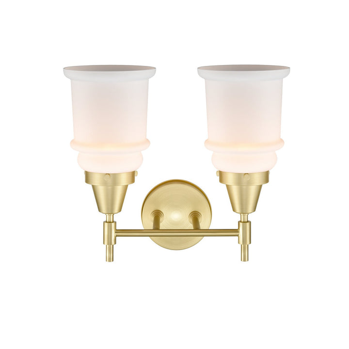 Innovations 447-2W-SB-G181 Bath Vanity Light 15 in. wide - Satin Brass
