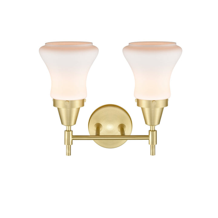 Innovations 447-2W-SB-G191-LED Bath Vanity Light 15 in. wide - Satin Brass