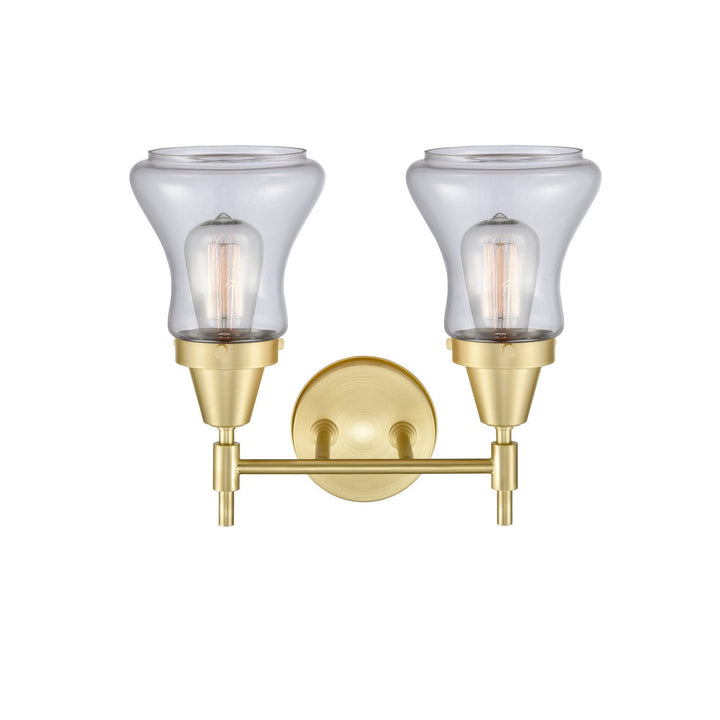 Innovations 447-2W-SB-G192-LED Bath Vanity Light 15 in. wide - Satin Brass