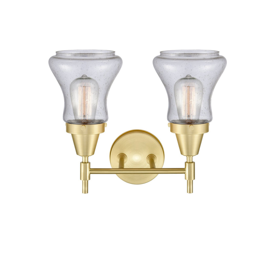 Innovations 447-2W-SB-G194 Bath Vanity Light 15 in. wide - Satin Brass