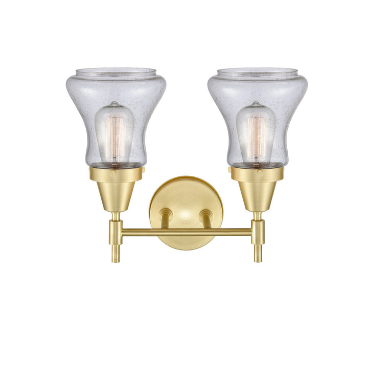 Innovations 447-2W-SB-G194 Bath Vanity Light 15 in. wide - Satin Brass