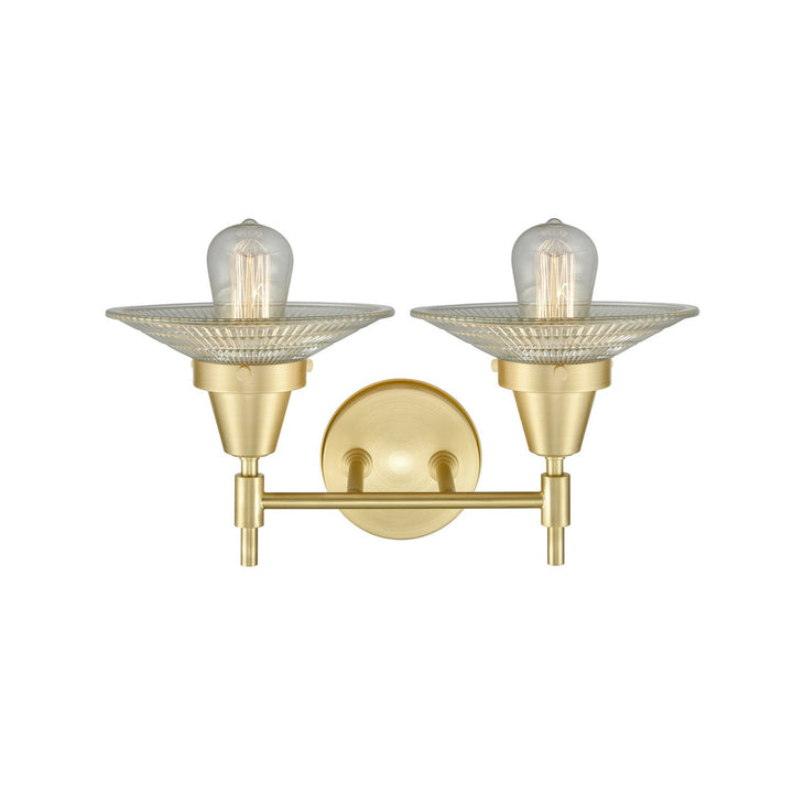 Innovations 447-2W-SB-G2-LED Bath Vanity Light 18 in. wide - Satin Brass
