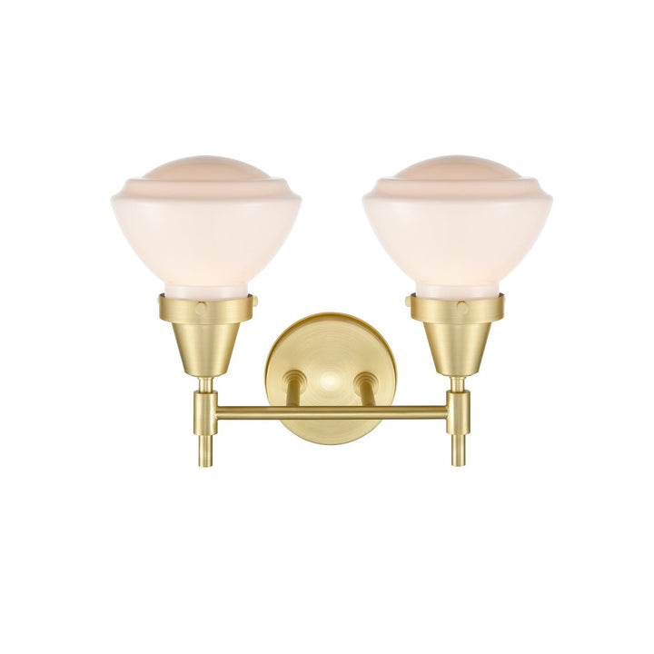Innovations 447-2W-SB-G321-LED Bath Vanity Light 16 in. wide - Satin Brass