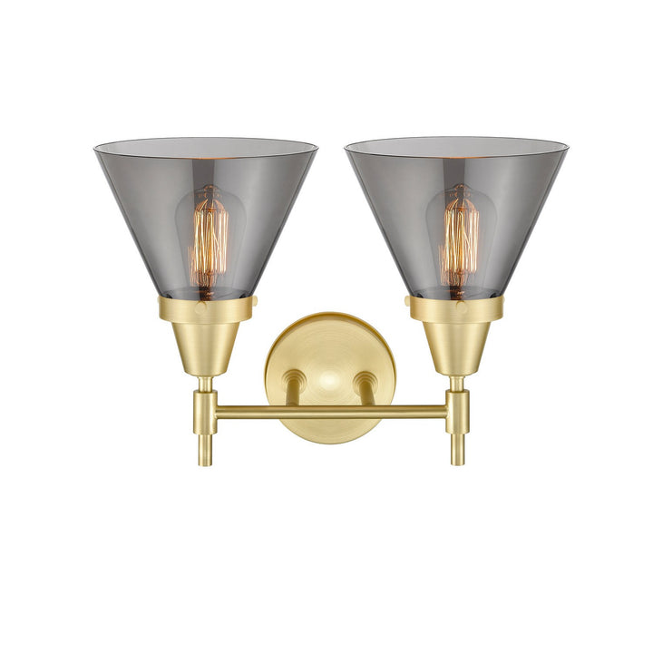 Innovations 447-2W-SB-G43 Bath Vanity Light 17 in. wide - Satin Brass