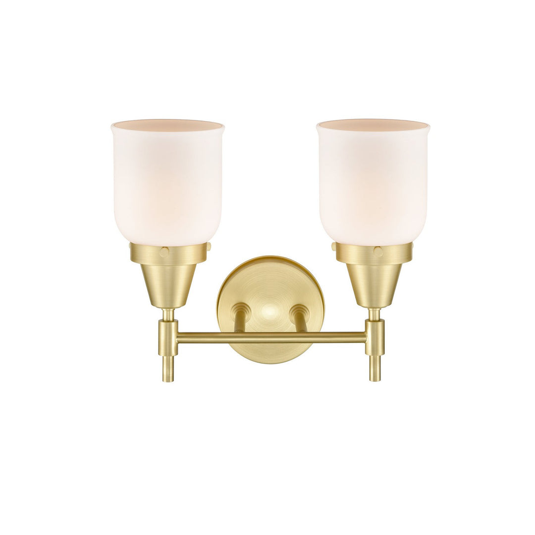 Innovations 447-2W-SB-G51-LED Bath Vanity Light 14 in. wide - Satin Brass