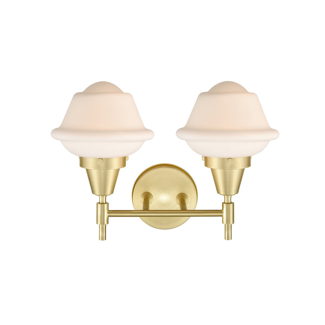 Innovations 447-2W-SB-G531 Bath Vanity Light 17 in. wide - Satin Brass