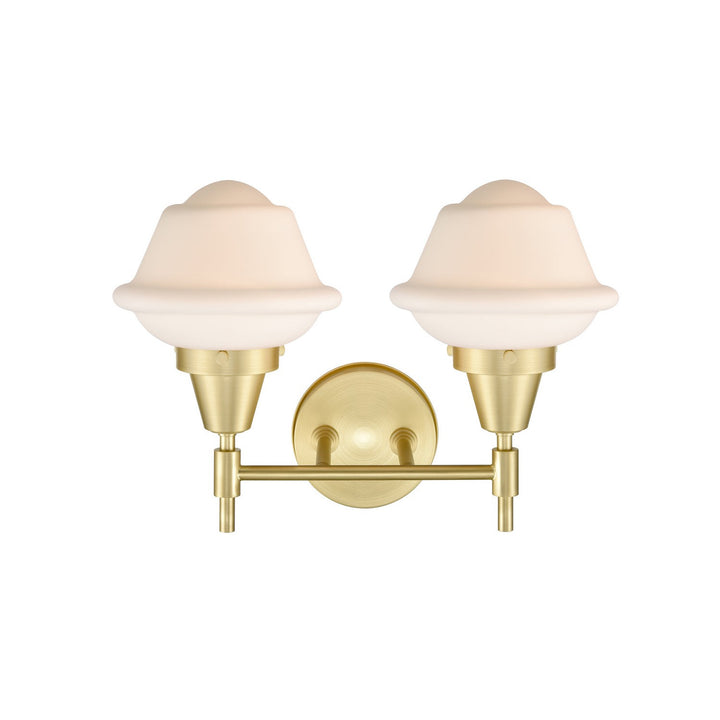 Innovations 447-2W-SB-G531 Bath Vanity Light 17 in. wide - Satin Brass