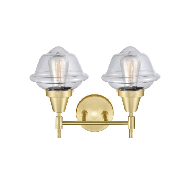 Innovations 447-2W-SB-G532-LED Bath Vanity Light 17 in. wide - Satin Brass