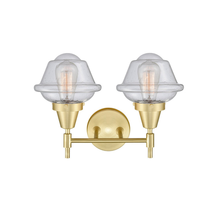 Innovations 447-2W-SB-G534 Bath Vanity Light 17 in. wide - Satin Brass
