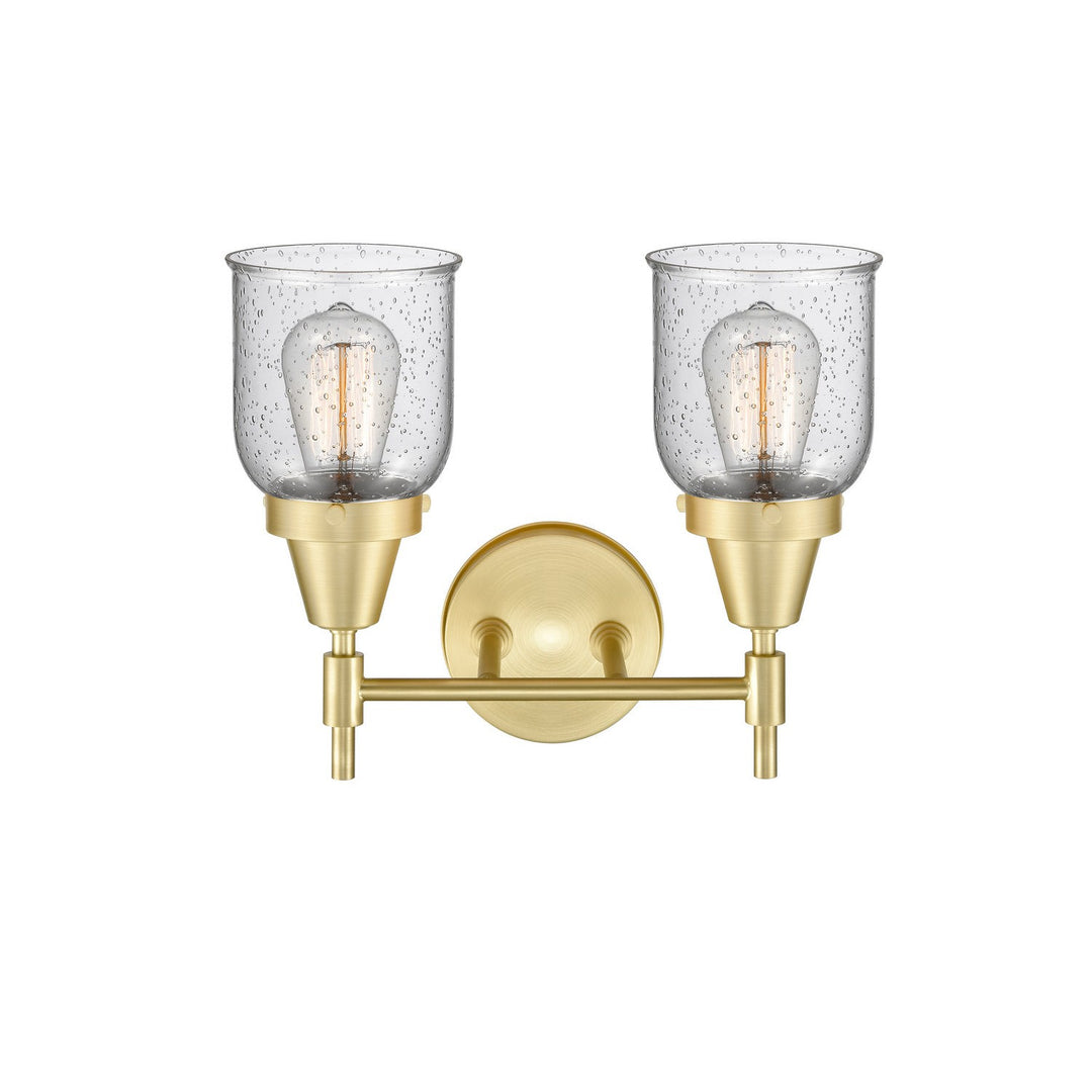 Innovations 447-2W-SB-G54 Bath Vanity Light 14 in. wide - Satin Brass
