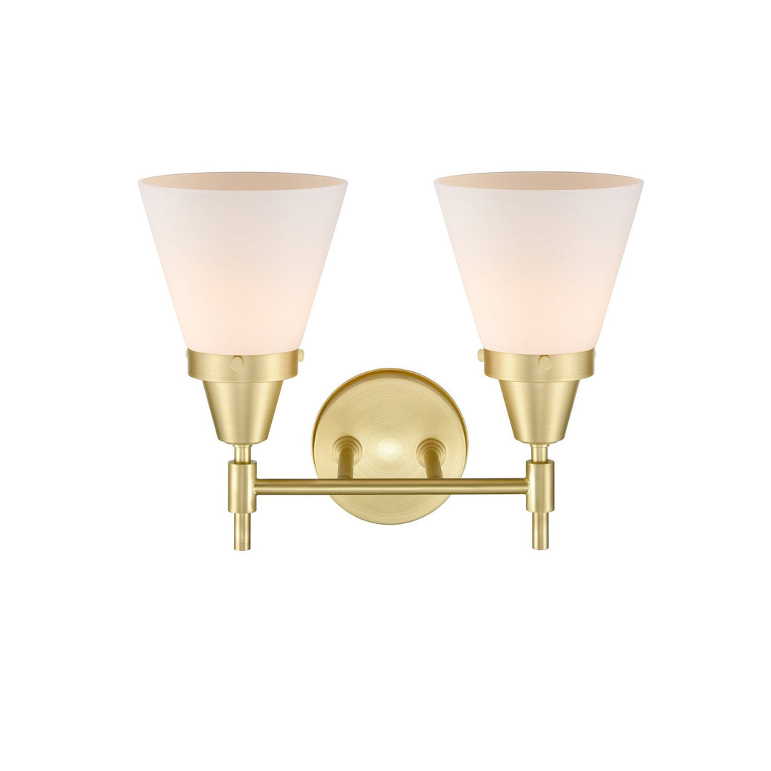 Innovations 447-2W-SB-G61-LED Bath Vanity Light 16 in. wide - Satin Brass