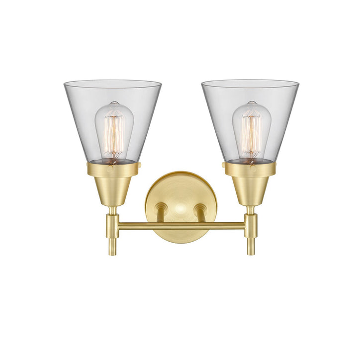 Innovations 447-2W-SB-G62-LED Bath Vanity Light 16 in. wide - Satin Brass