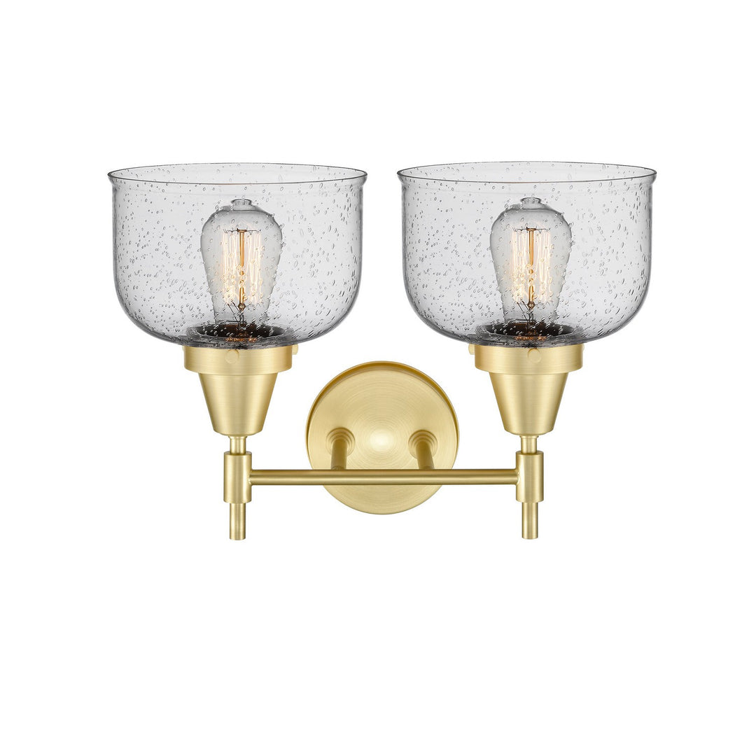 Innovations 447-2W-SB-G74 Bath Vanity Light 17 in. wide - Satin Brass