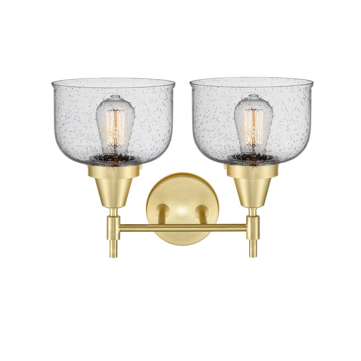 Innovations 447-2W-SB-G74 Bath Vanity Light 17 in. wide - Satin Brass