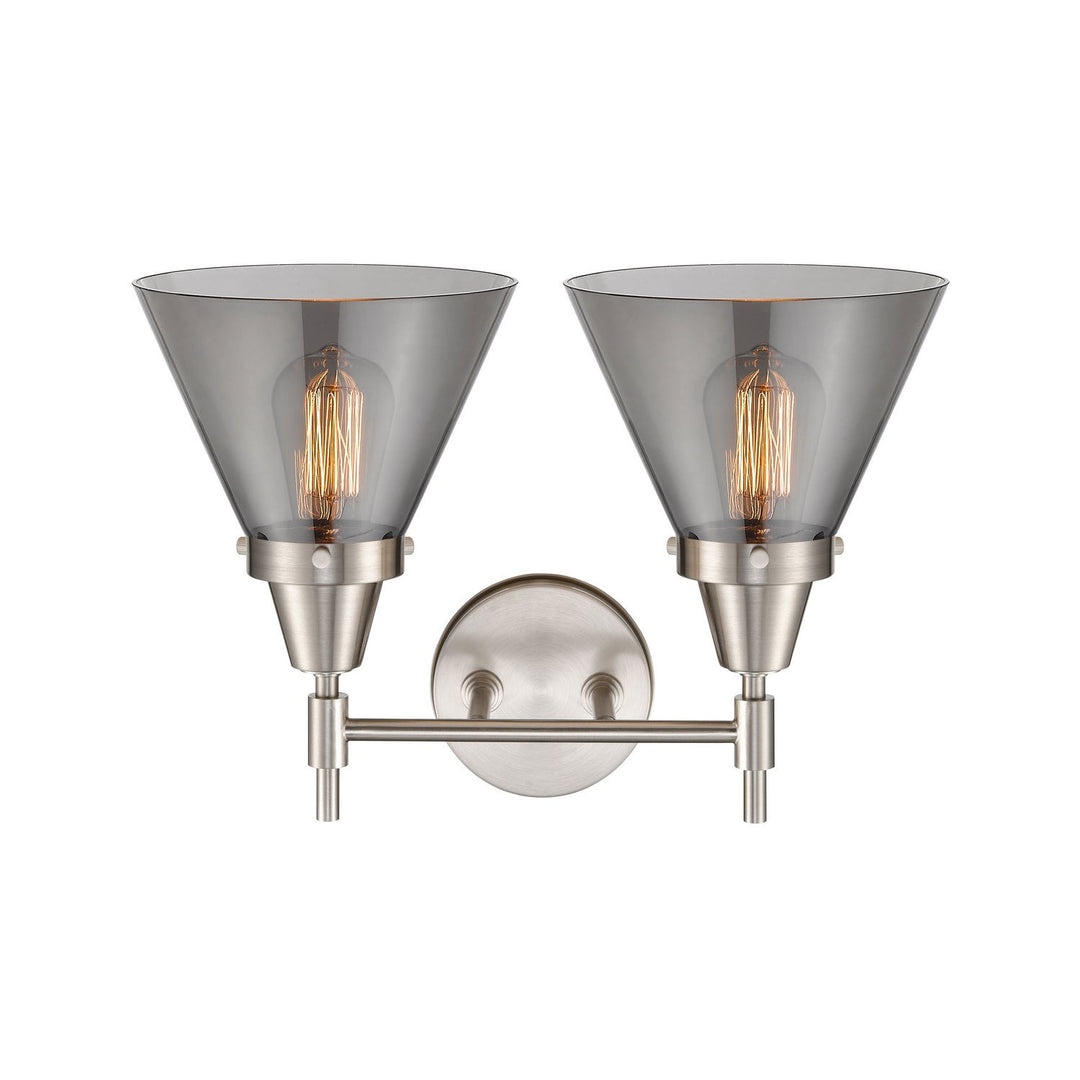 Innovations Caden 447-2W-SN-G43 Bath Vanity Light 17 in. wide - Satin Nickel