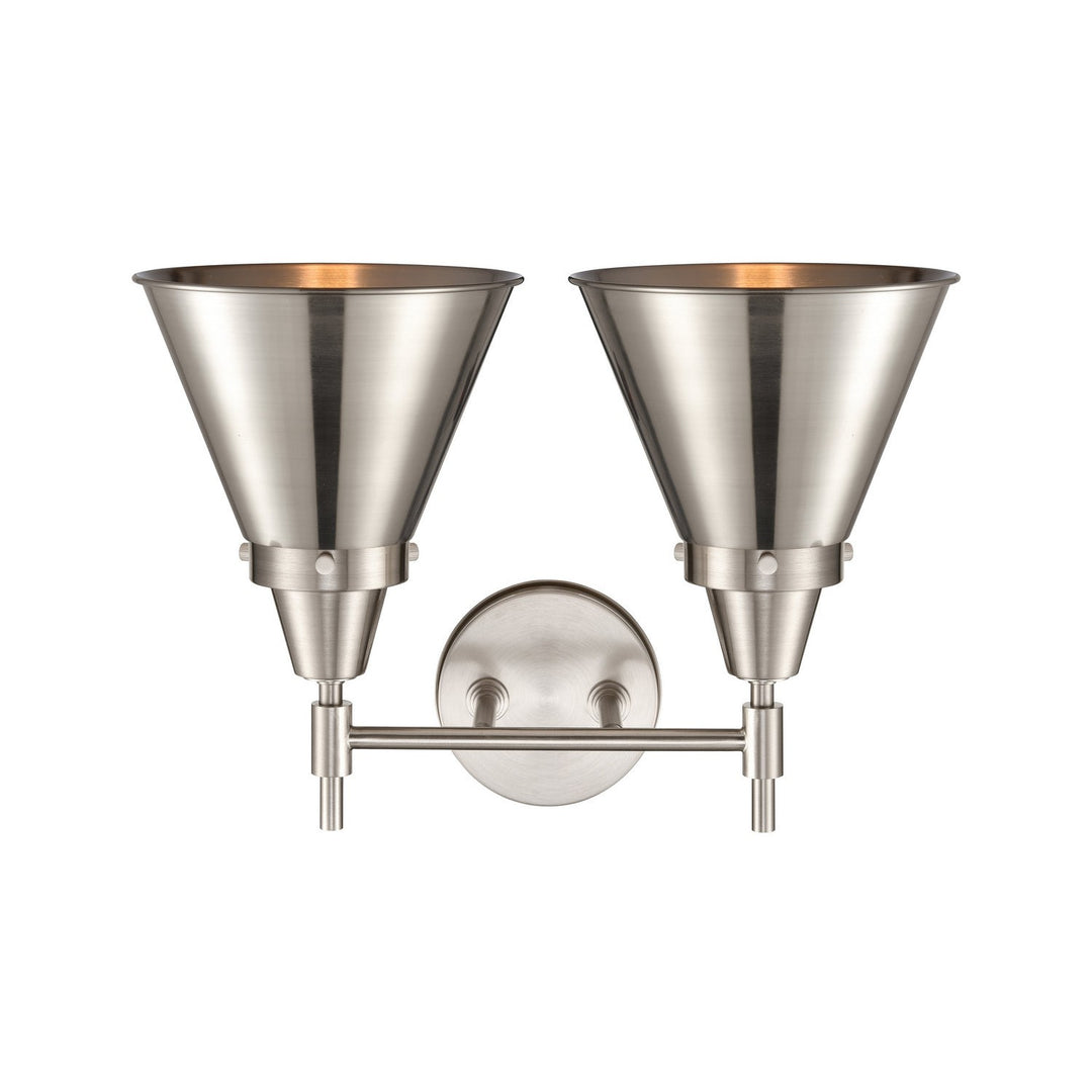 Innovations Caden 447-2W-SN-M13-SN-LED Bath Vanity Light 17 in. wide - Satin Nickel
