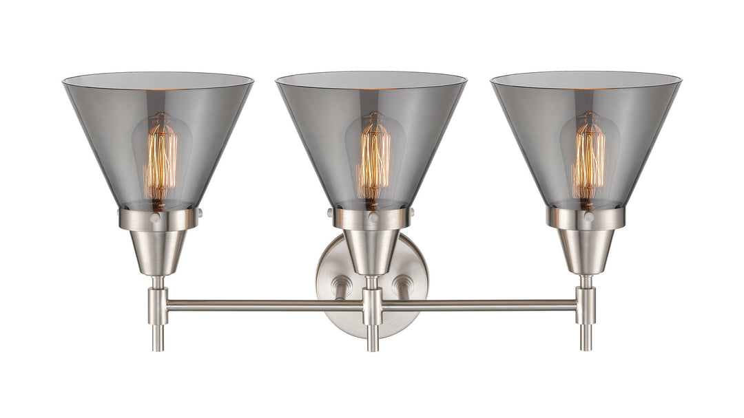 Innovations Caden 447-3W-SN-G43-LED Bath Vanity Light 26 in. wide - Satin Nickel