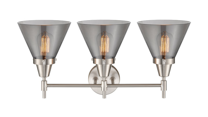 Innovations Caden 447-3W-SN-G43-LED Bath Vanity Light 26 in. wide - Satin Nickel