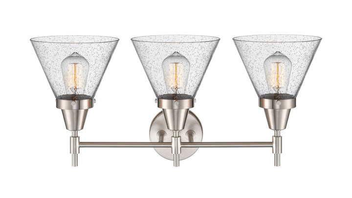 Innovations Caden 447-3W-SN-G44-LED Bath Vanity Light 26 in. wide - Satin Nickel