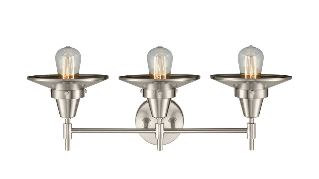 Innovations Caden 447-3W-SN-M2-SN Bath Vanity Light 26 in. wide - Satin Nickel