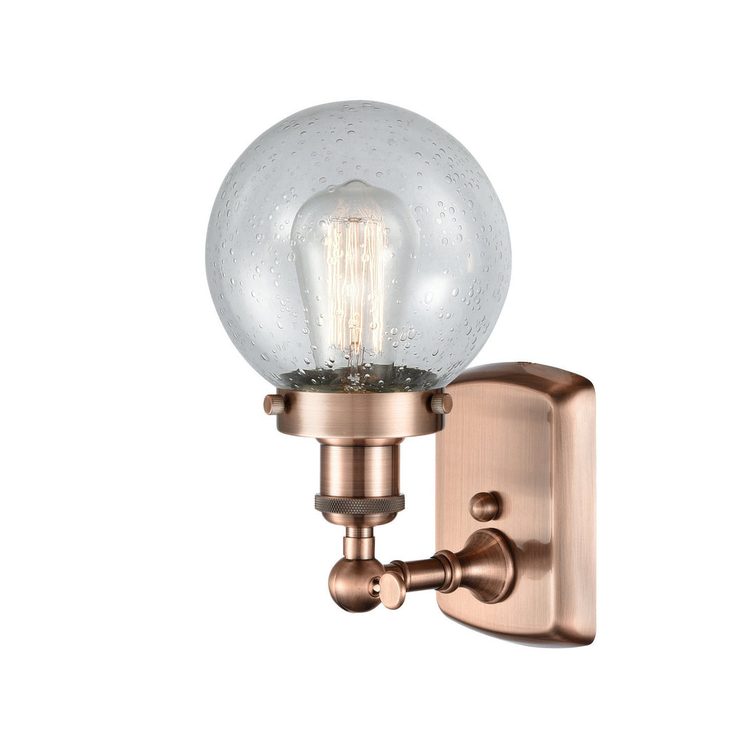 Innovations Ballston Urban 916-1W-AC-G204-6 Wall Sconce Light - Antique Copper