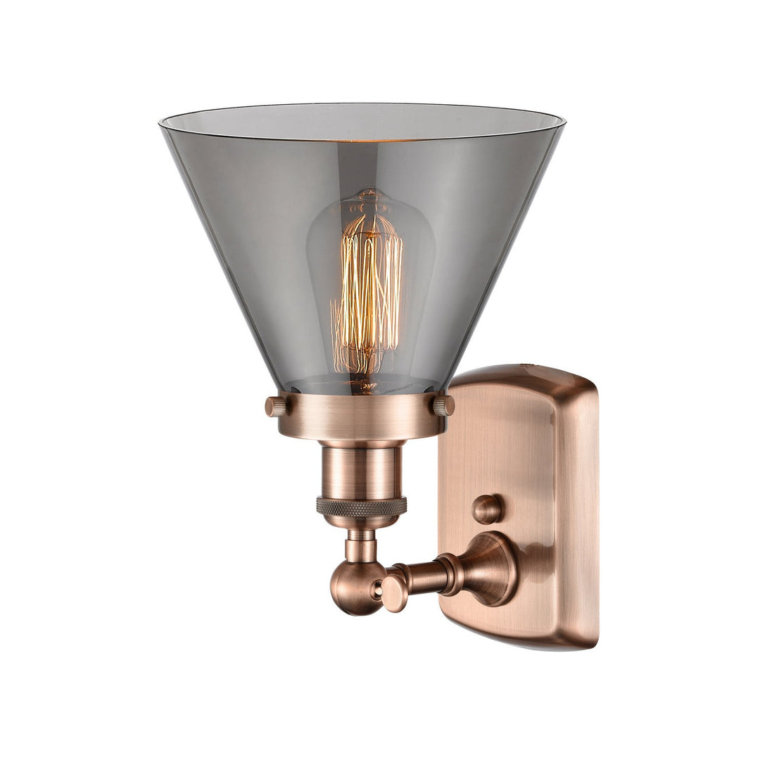 Innovations Ballston Urban 916-1W-AC-G43-LED Wall Sconce Light - Antique Copper