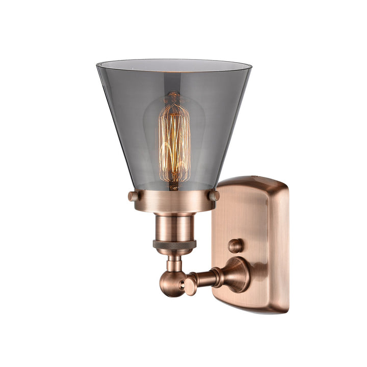 Innovations Ballston Urban 916-1W-AC-G63 Wall Sconce Light - Antique Copper