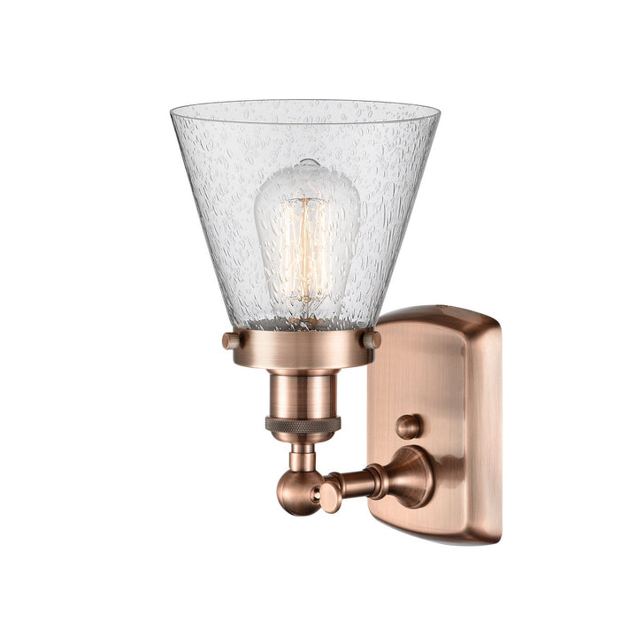 Innovations Ballston Urban 916-1W-AC-G64-LED Wall Sconce Light - Antique Copper