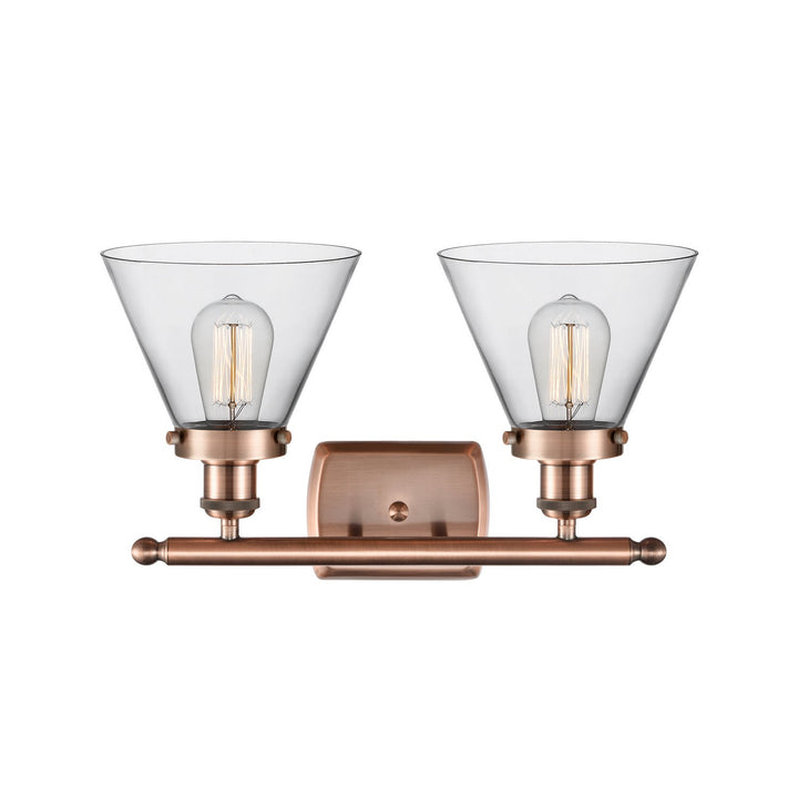 Innovations Ballston Urban 916-2W-AC-G42-LED Bath Vanity Light 18 in. wide - Antique Copper