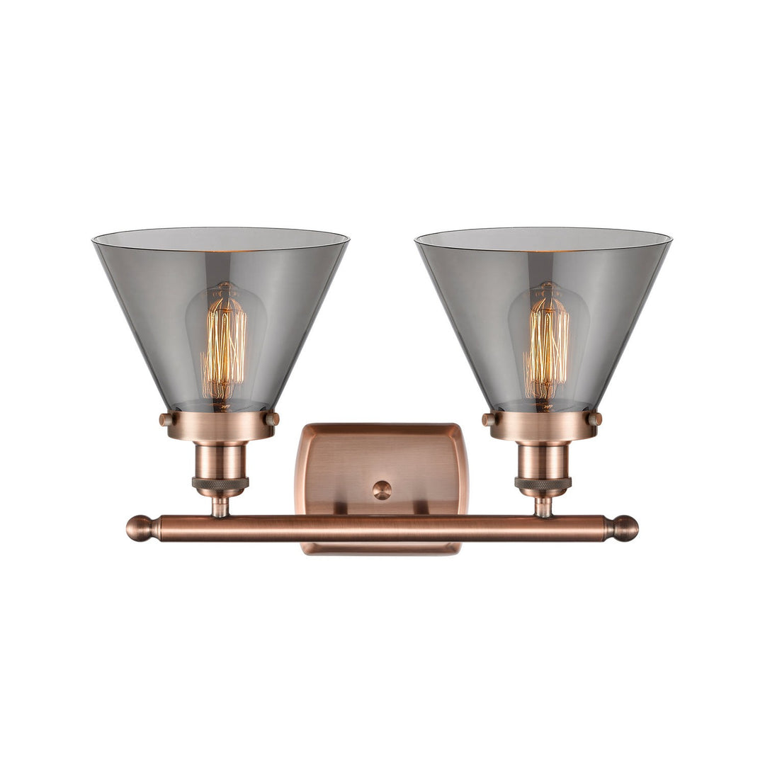 Innovations Ballston Urban 916-2W-AC-G43 Bath Vanity Light 18 in. wide - Antique Copper