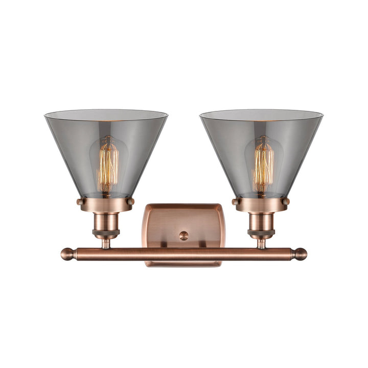 Innovations Ballston Urban 916-2W-AC-G43 Bath Vanity Light 18 in. wide - Antique Copper